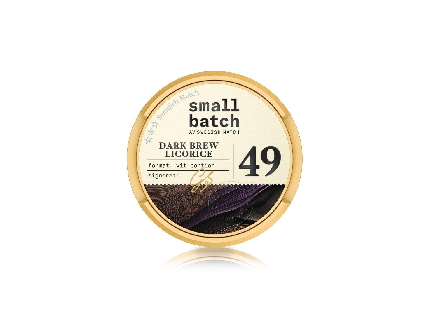 Nyhet: Small Batch No. 49 Dark Brew Licorice White Portion