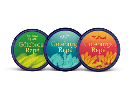 Nyheter: Göteborgs Rapé Citron x Lime, Mint & Tropikal